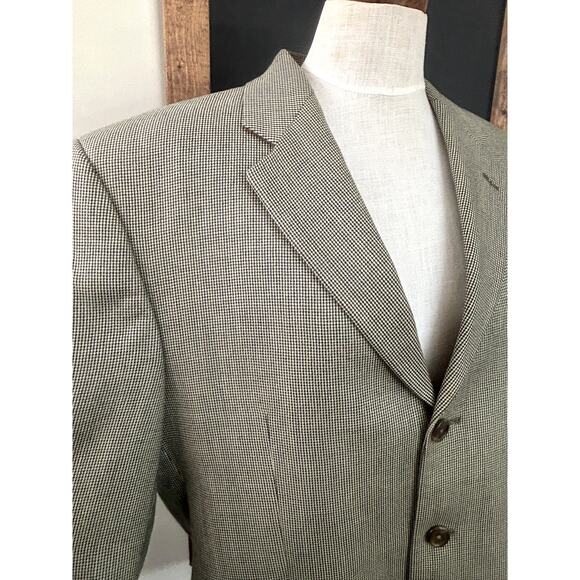 Vintage Ralph Lauren Houndstooth Sport Coat Costume Theater Academia 42R Retro - Picture 3 of 13